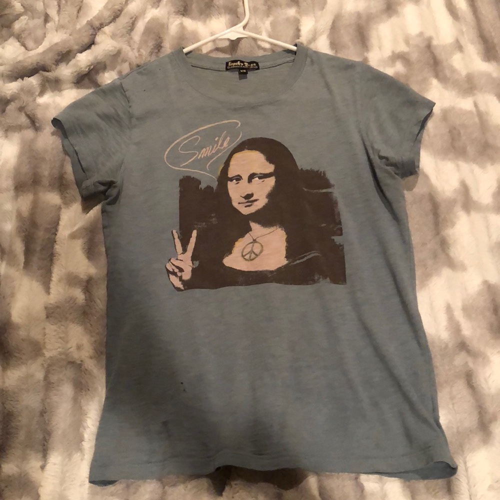 Lucky Tees Vintage Mona Lisa Shirt